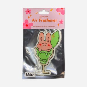 Melon Scented Air Freshener | Car Air Freshener | Car Accessory | Hanging Car Accessory | Cute Air Freshener | Kawaii Air Freshener
