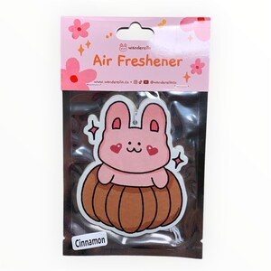 Cinnamon Scented Air Freshener | Car Air Freshener | Car Accessory | Hanging Car Accessory | Cute Air Freshener | Kawaii Air Freshener