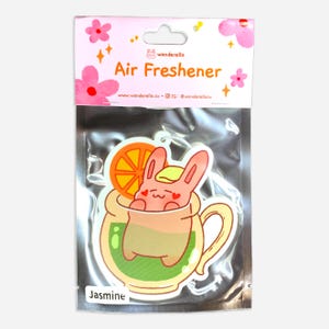 Jasmine Scented Air Freshener | Car Air Freshener | Car Accessory | Hanging Car Accessory | Cute Air Freshener | Kawaii Air Freshener