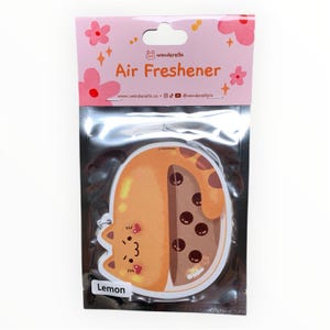 Lemon Scented Air Freshener | Car Air Freshener | Car Accessory | Hanging Car Accessory | Cute Air Freshener | Kawaii Air Freshener