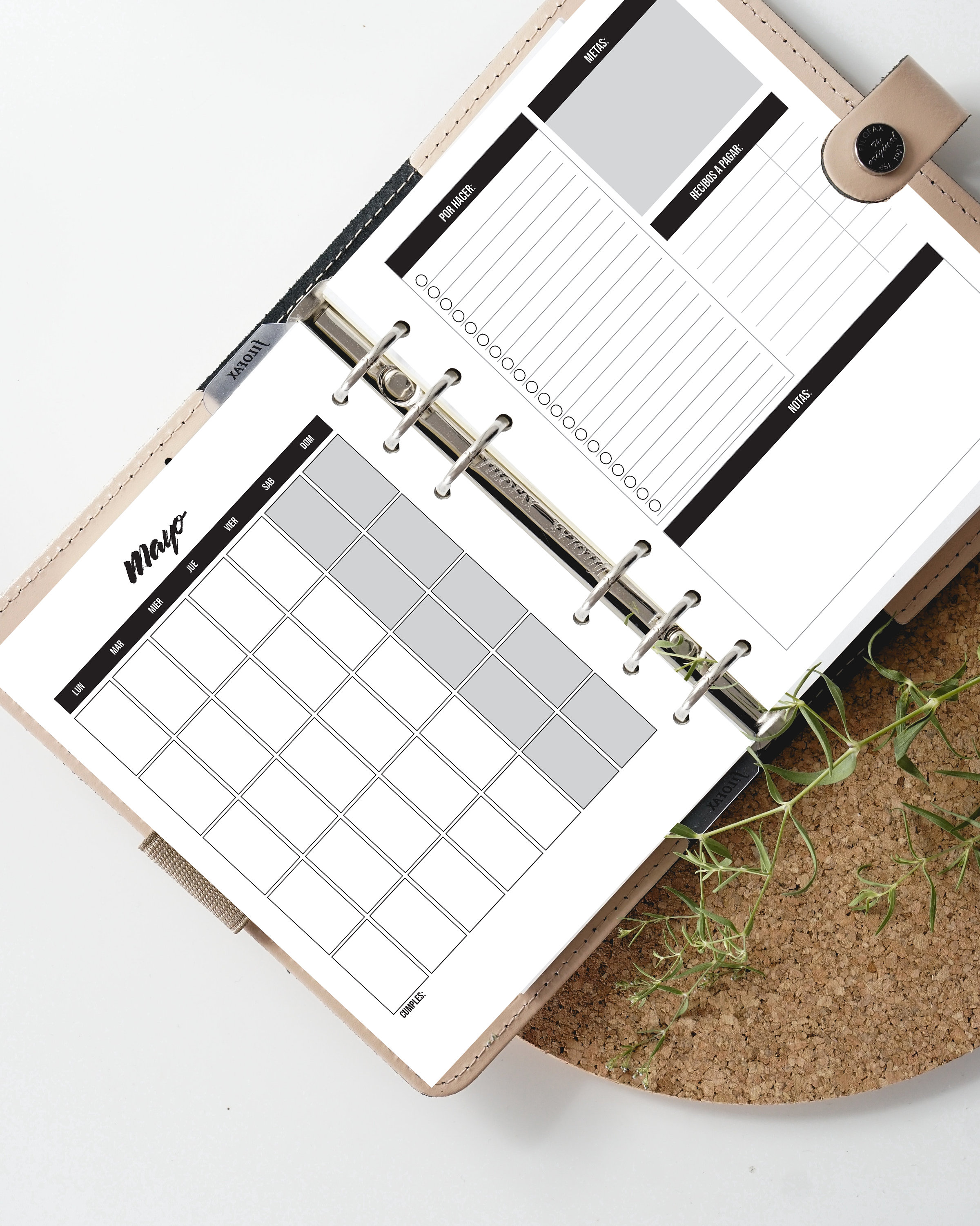 Planner Minimalista Minimalist Planner Etsy New Zealand