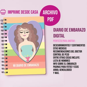 Diario de embarazo digital PFD image 1
