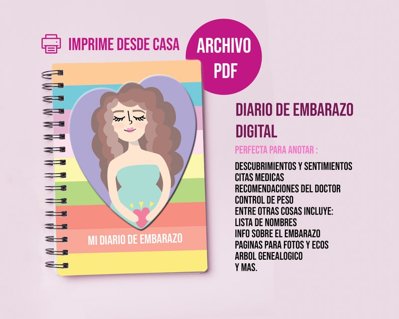 Diario de embarazo digital PFD image 1