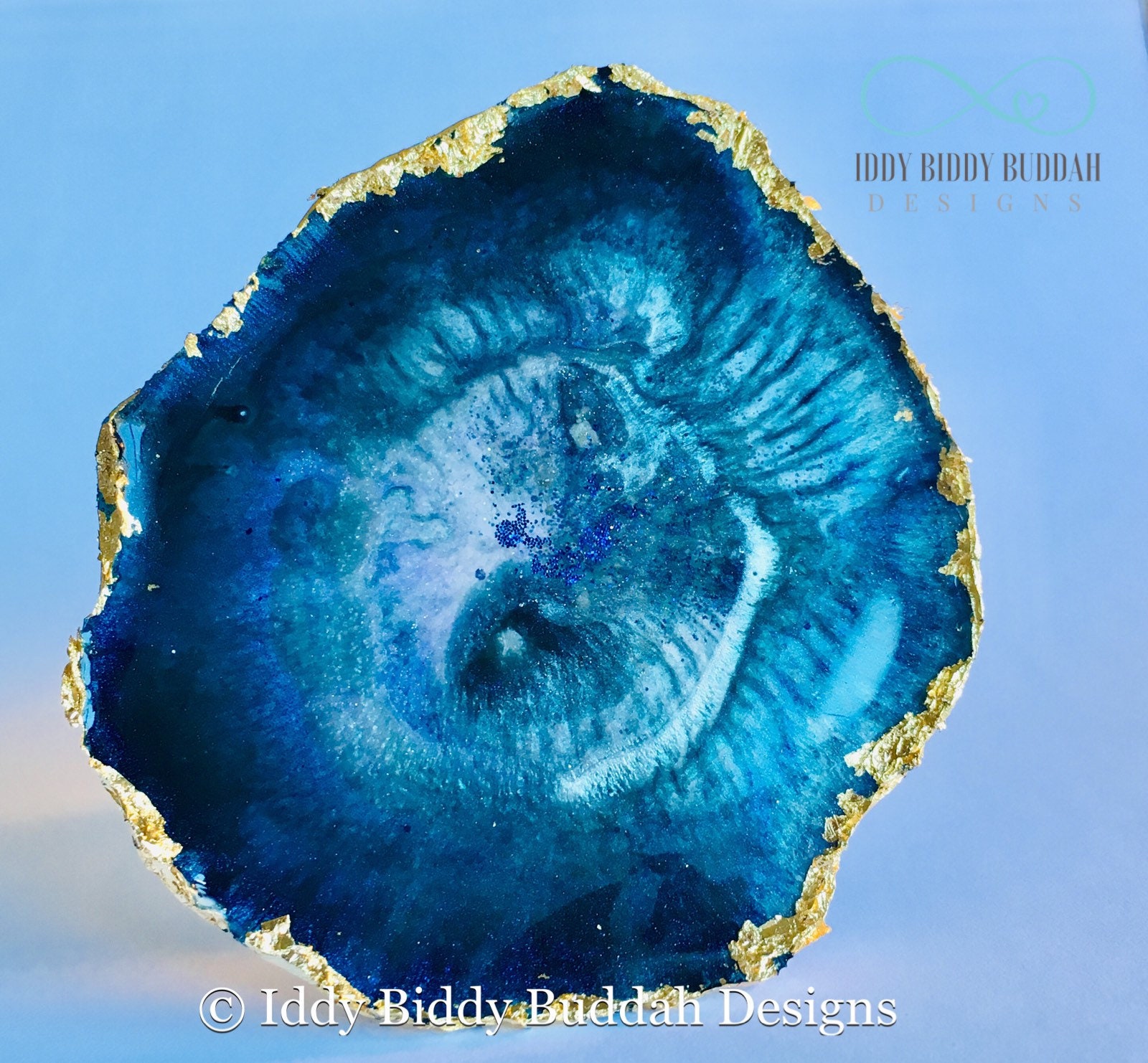 Ashes Memorial Keepsake Geode Slice Ashes Keepsake Etsy