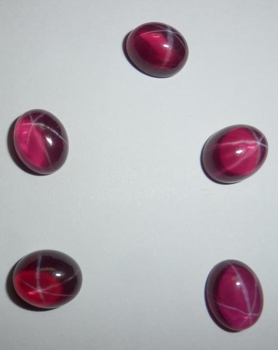 Oval Red Color Natural Ruby Star Cabochon at Rs 300/carat in Jaipur | ID: 2288119462