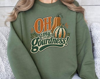 Oh mein Kürbis! Lustiges Sweatshirt mit Wortspiel für Gartenliebhaber im Herbst – perfekt für Kürbisse, Kürbisbeete und herbstliche Heuwagenfahrten.