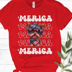 4th Of July Patriot Yorkshire Terrier Merica Shirt Dog Lover 4th Of July Patriot Yorkshire Terrier Merica Shirt Dog Lover