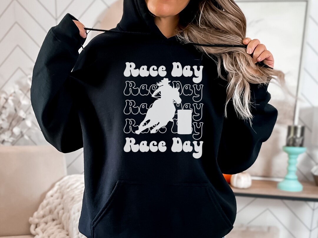 Womens Barrel Racing Race Day Hoodie, Barrel Racing Top for Women ...