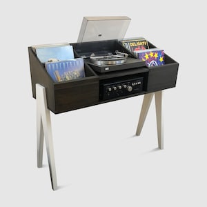 VinylConsolle Popup - Record Display and Turntable Console