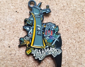 Gehämmerter Pin/Schlüsselanhänger/Flaschenöffner Variante