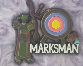 Marksman, Range Pin. Oldschool Runescape Themen Festival Anstecknadel