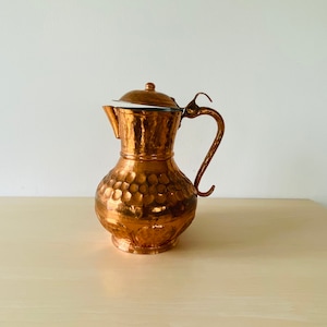 Beautiful copper jug, copper decorative jug, copper vase, handmade