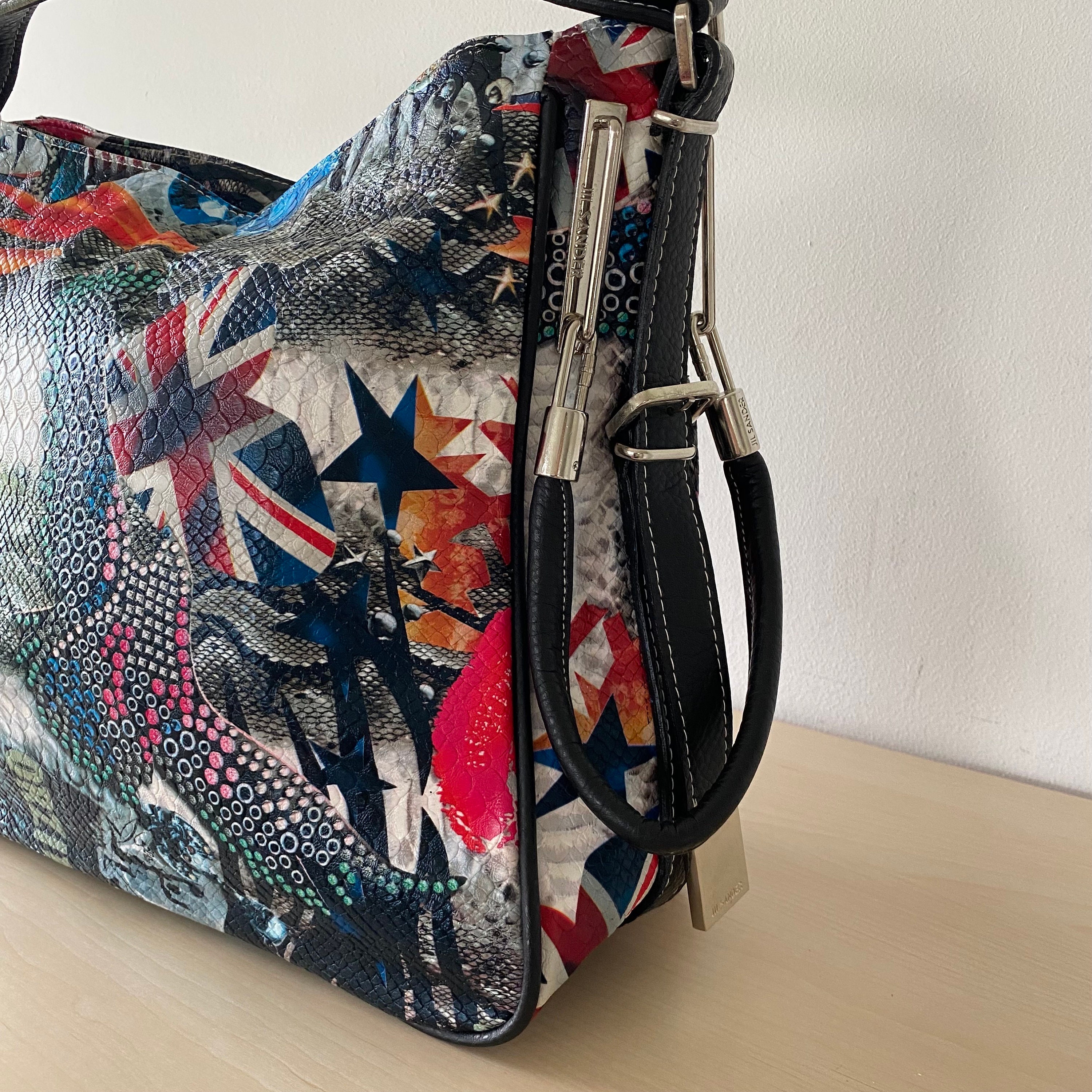 Vintage Jil Sander Bag With Colorful Pattern - Etsy