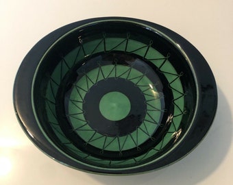 ヘドヴィグ・ボルハーゲンの花瓶、彫刻装飾、白黒、高さ16cm、 - Etsy 日本