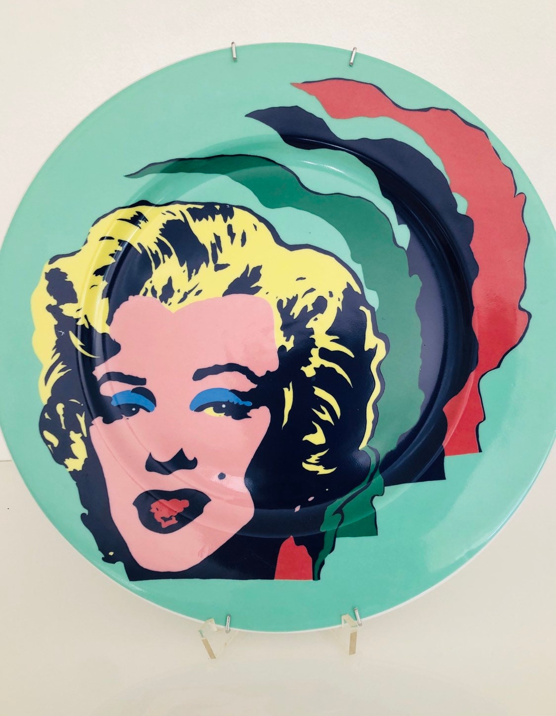 Andy Warhol マリリン・モンロー プレート 飾り皿1997年製 Buy Andy Warhol Marilyn Monroe Wall Plate Porcelain by Kahla, Rare