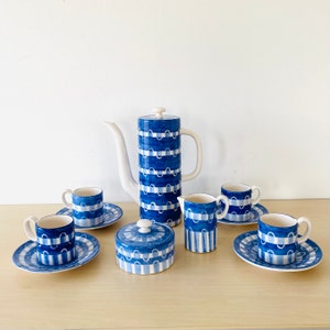 Hedwig Bollhagen rare ceramic mocca/coffee service 558/ 60s 11 pieces
