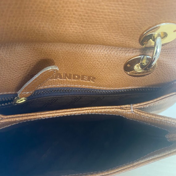 Luxury Jil Sander Bag Brown - Grained Leather - Etsy