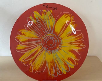 Andy Warhol, plato grande Rosenthal Daisy, diámetro 31 cm, rojo