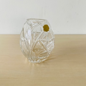 Crystal vase made of lead crystal, vase made of crystal, lead crystal, sling star