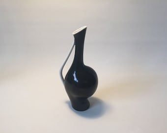 Orchid vase 'Schwangere Luise', 1950, Fritz Heidenreich, Rosenthal, colour: black, rare