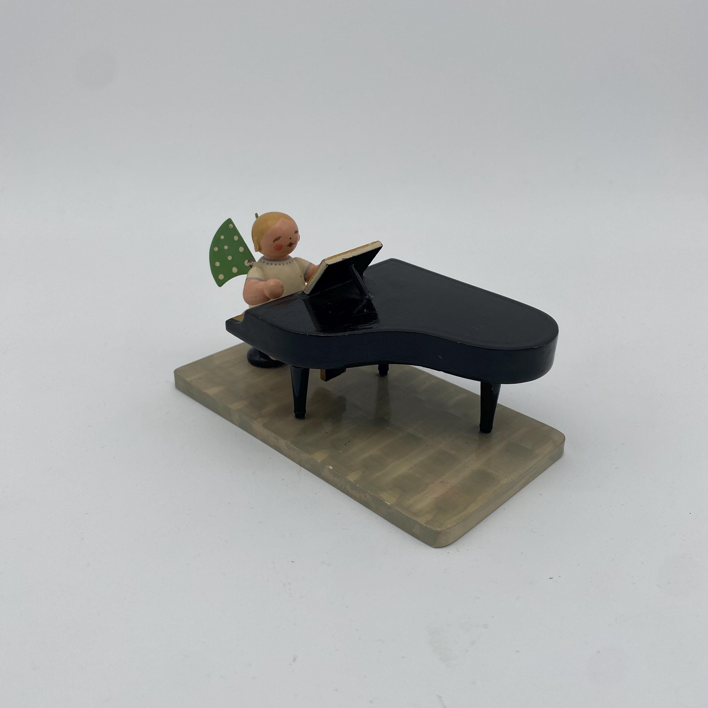 ピアノを弾く天使 ドイツ ザイフェン アンティーク ヴィンテージ