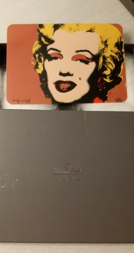 Rosenthal Studio-line ANDY WARHOL Marilyn Monroe Postcard
