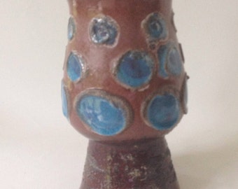 Strehla Lava Ceramic Pot Planter Vase German Pottery DDR VEB True Vintage