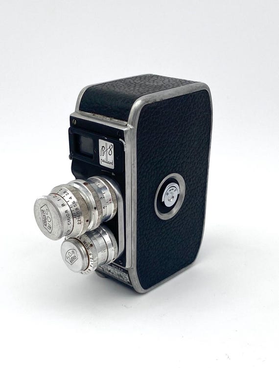 Bolex, Bolex Paillard B8 B-8 Double 8 Mm Film Camera With 2 Lenses