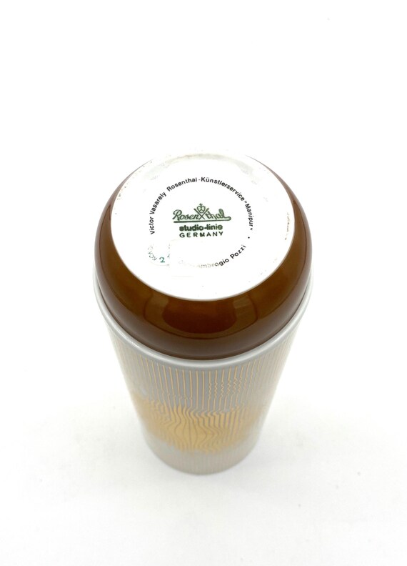 ローゼンタール 花瓶 ヴィクター・ヴァザルリ 24Kゴールド - Etsy 日本