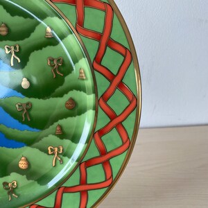 Rosenthal, Bulgari, Christmas plate Ciardino di Natale 2000 Bulgari 30 cm by Rosenthal image 3