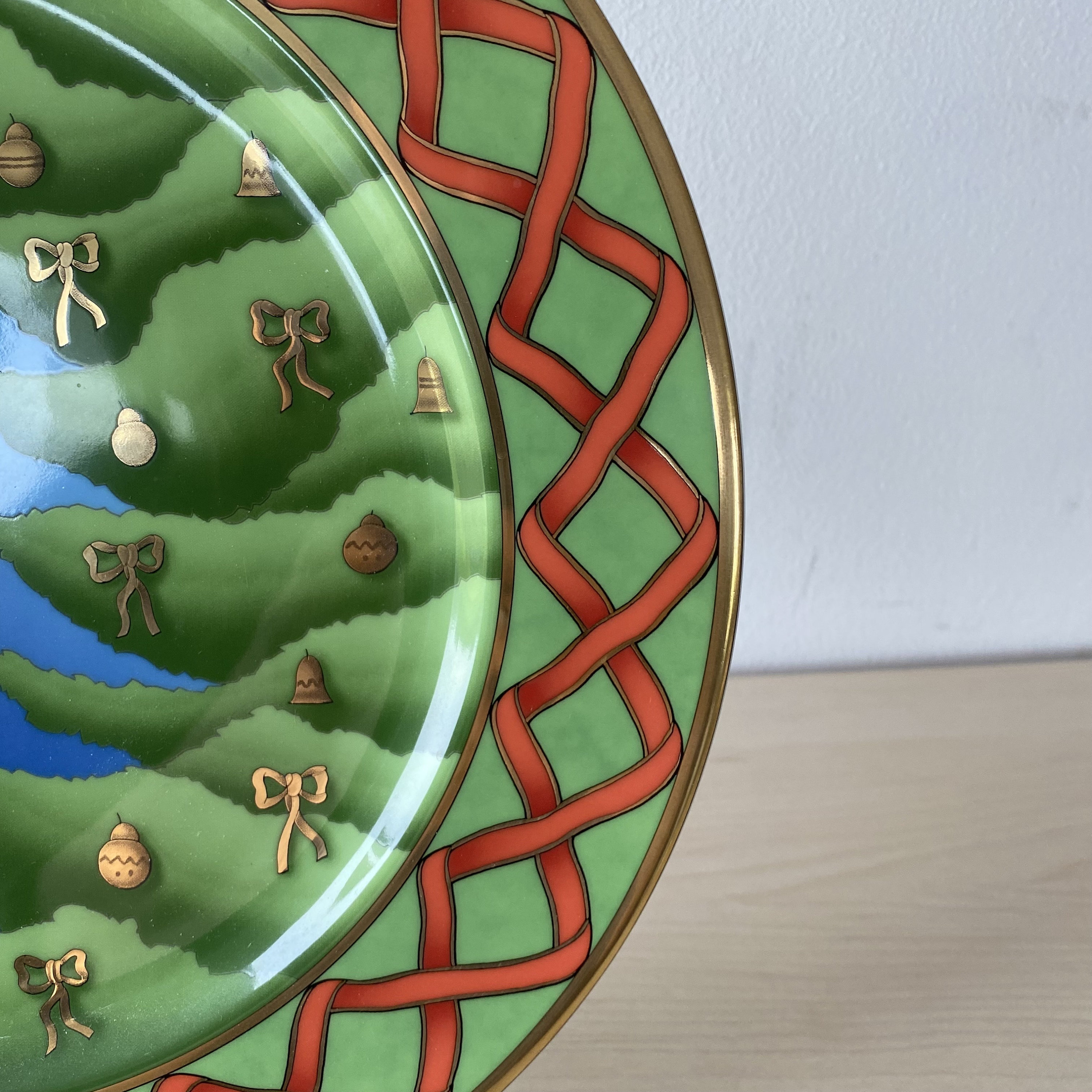 Rosenthal, Bulgari, Christmas Plate Ciardino Di Natale 2000