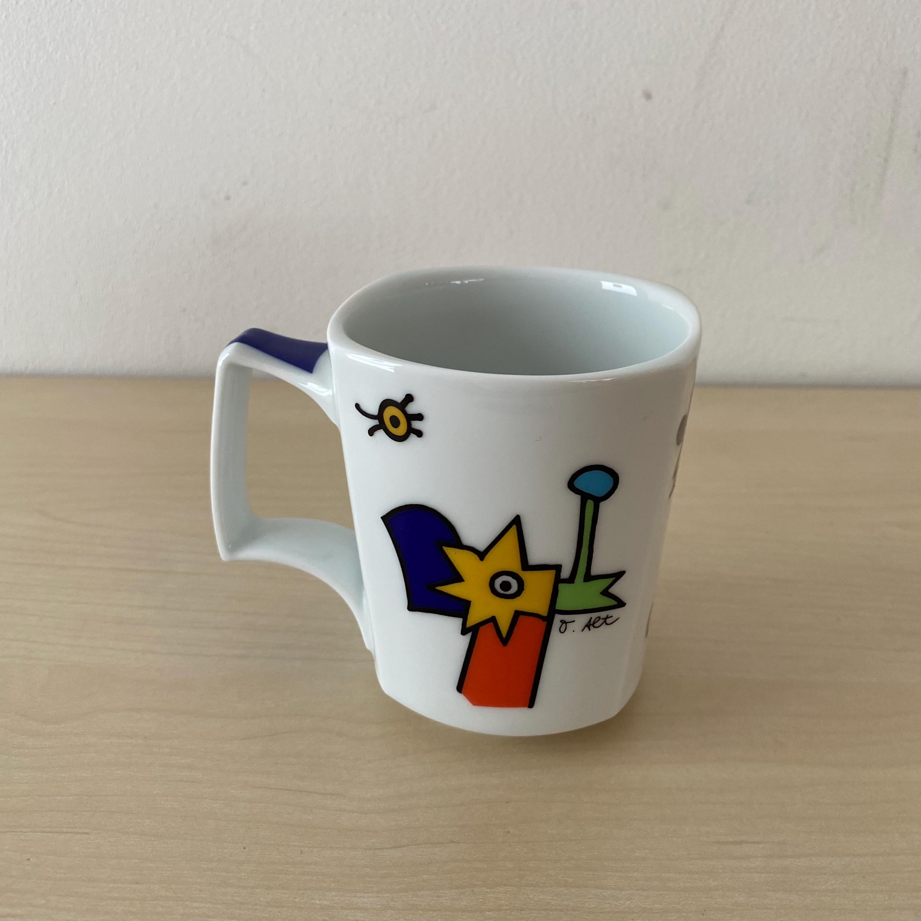 Rosenthal Flash Funny People Cup Coffee Mug Dorothy Hafner Otmar