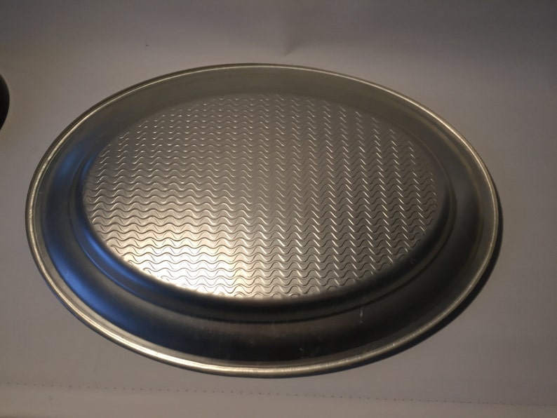 Aluminum tray 70's vintage GDR, Mitropa image 3