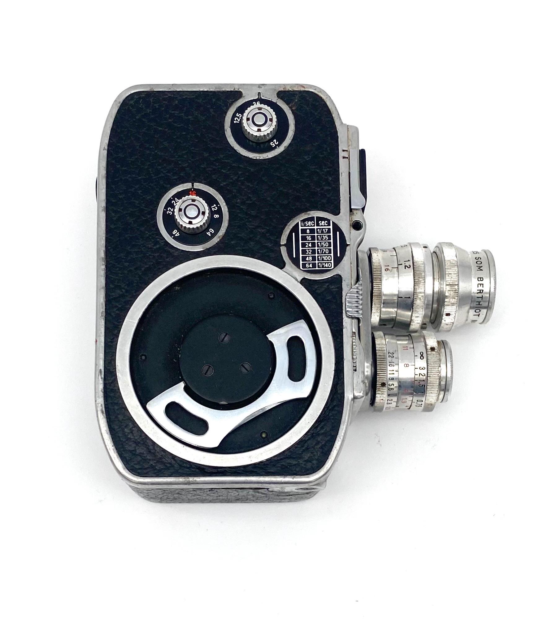 Bolex, Bolex Paillard B8 B-8 Double 8 Mm Film Camera With 2 Lenses