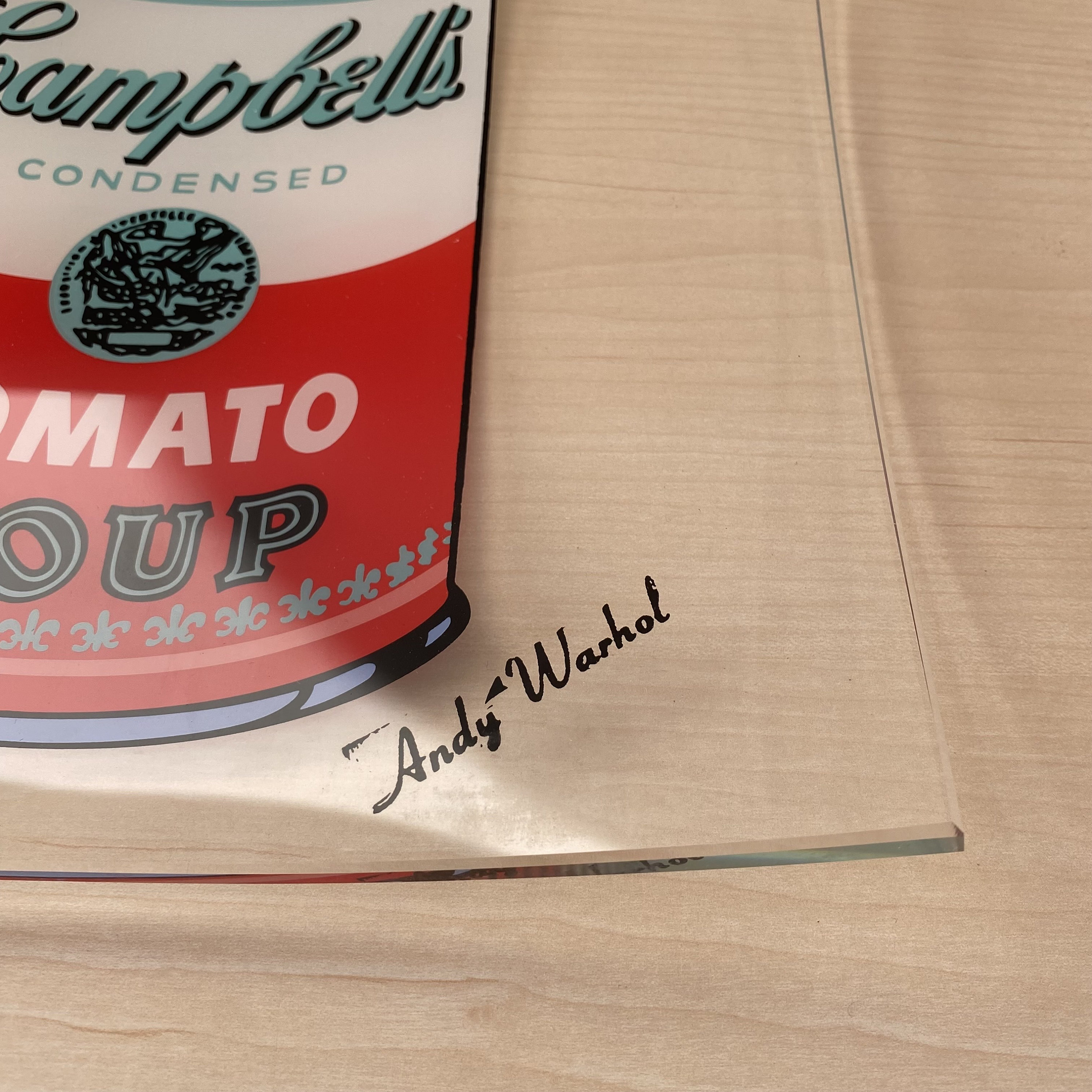 Rosenthal Andy Warhol Glass Plate Tomato Soup Campbell - Etsy