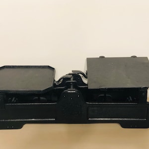 Old HERZOG beam scale market scale cast iron black 10 kg