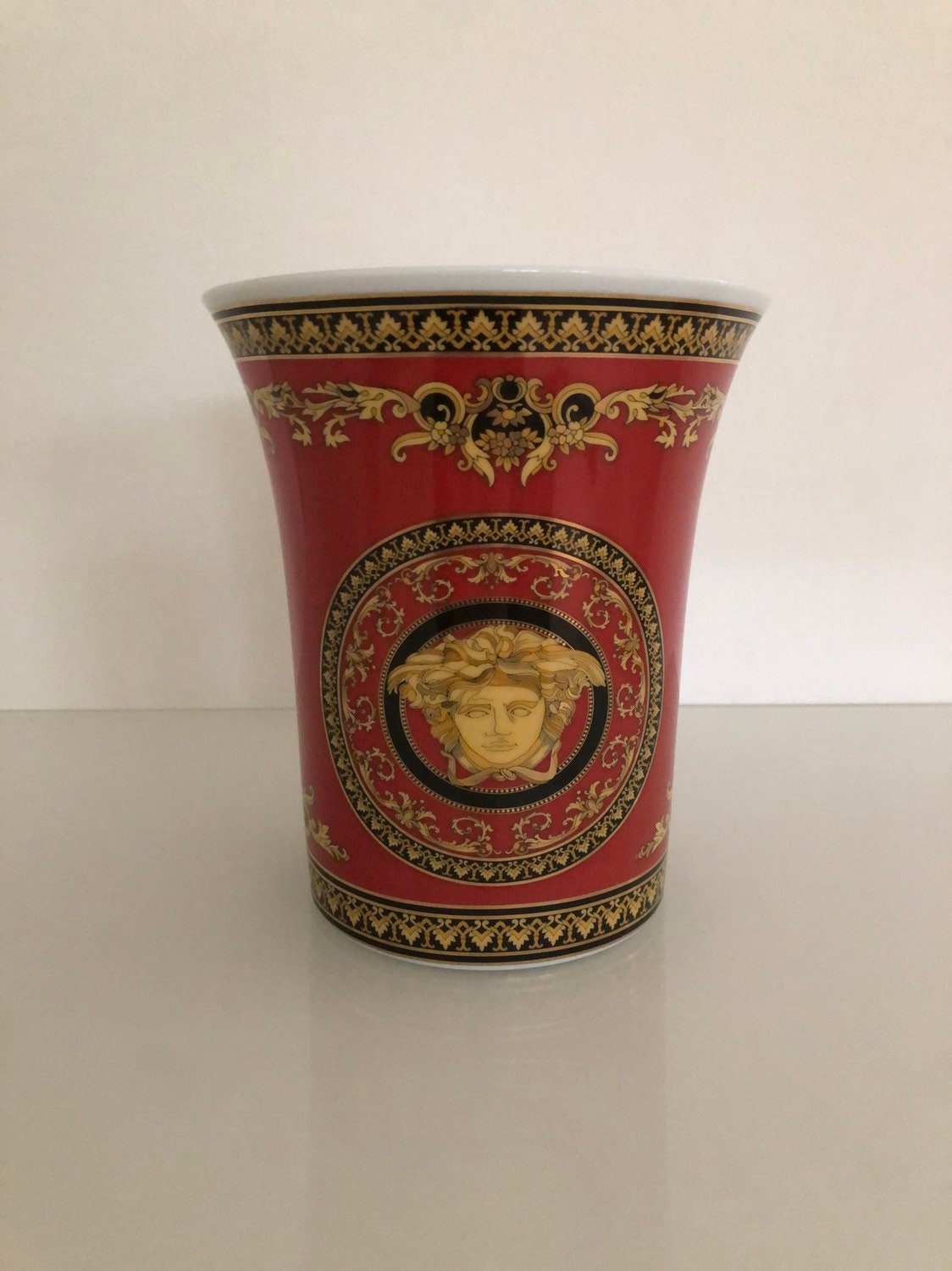 Rosenthal, Versace Medusa Red, Vase 18 Cm - Etsy