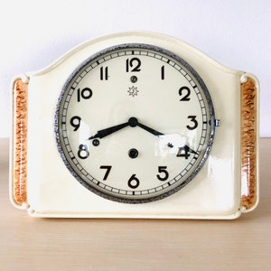 JUNGHANS kitchen clock wall clock - JUNGHANS clock mid century - retro clock