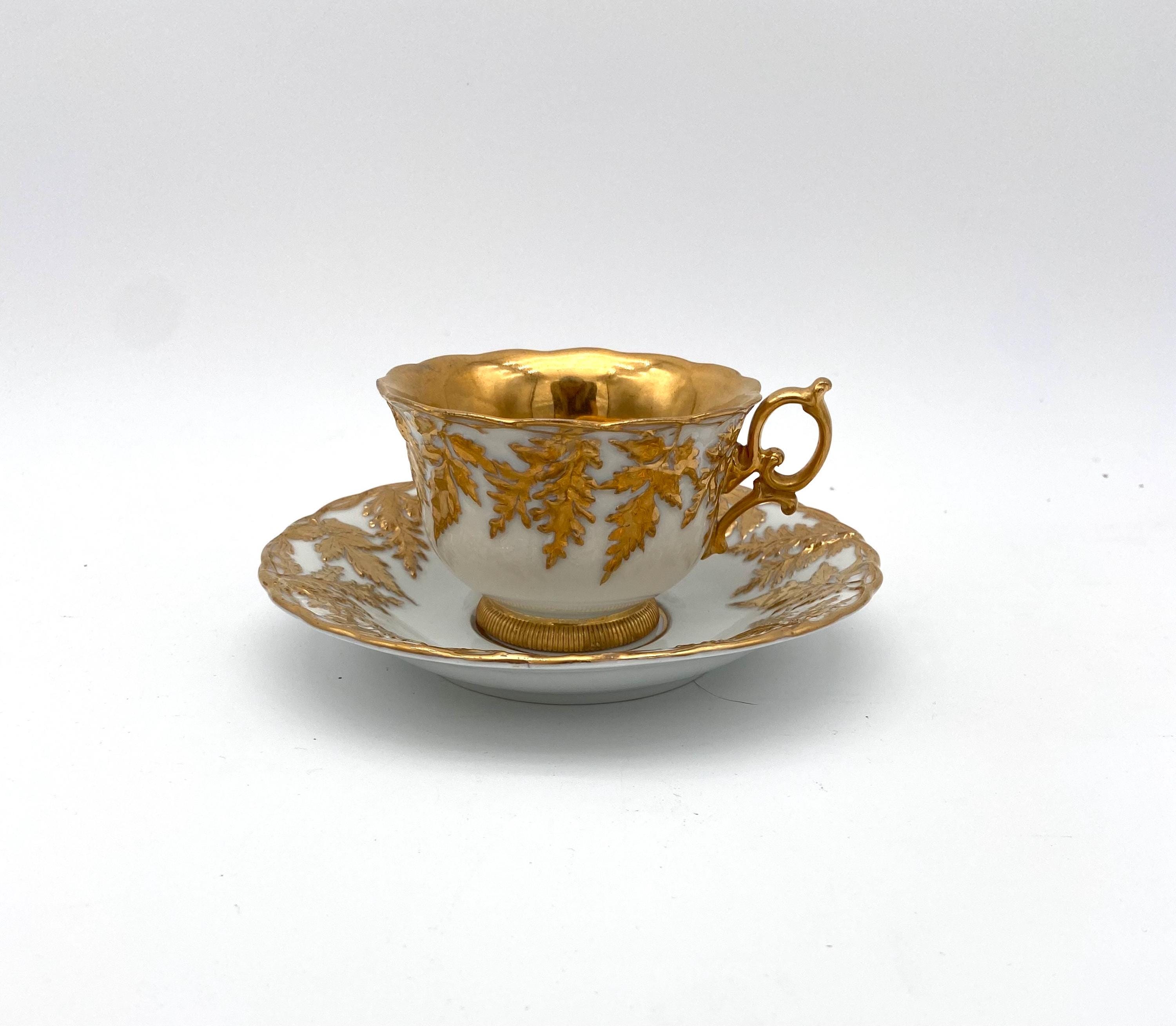 Antik Meissen Prunk Kaffee Gedeck Tasse + UT , Museal - Etsy