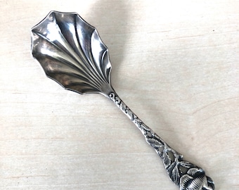 Small sugar spoon, Hildesheim Rose, Antiko, silver-plated cutlery