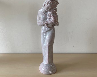 Skulptur Peter Scharwitz, Mutter m Kind, Madonna, Velten Vordamm, Keramik