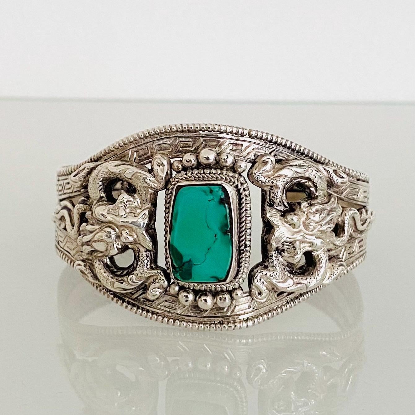 Vintage Navajo★ turquoise silver bangle Vintage Navajo Silver Bangle, Turquoise, Coral - Etsy