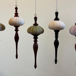 Sea urchin ornament - handturned on a lathe
