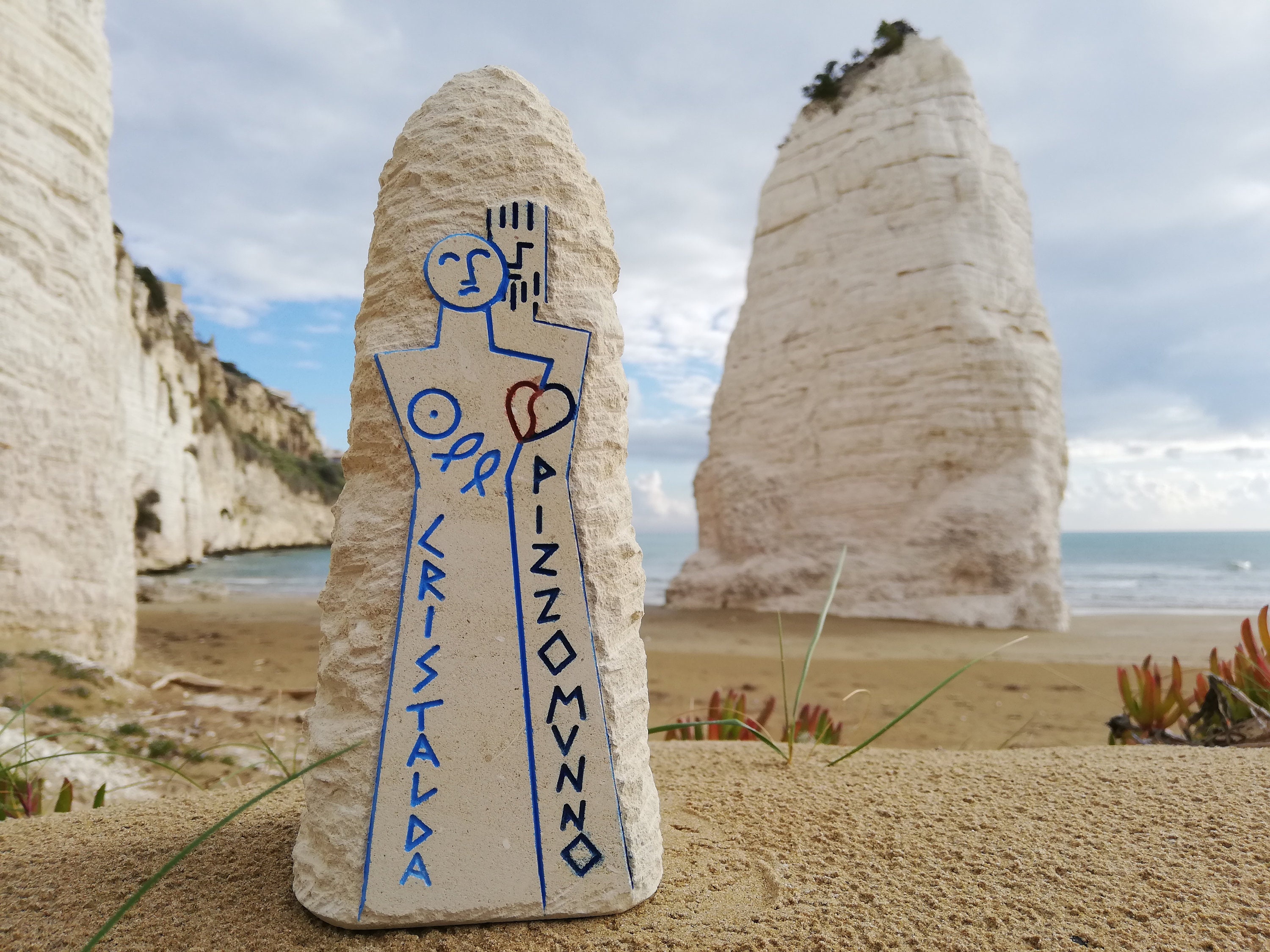 Cristalda and Pizzomunno Sculpture Etsy UK Cristalda and Pizzomunno Sculpture Etsy UK