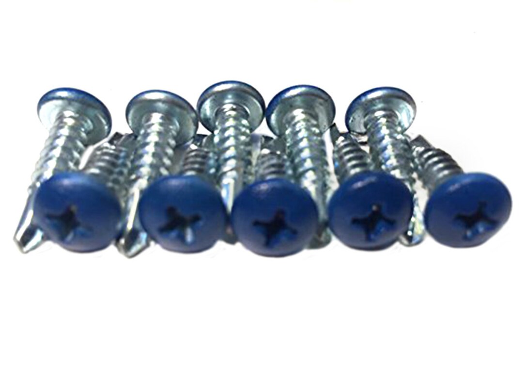 Lacrosse Head Screws, Blue Self Tapping 10 Pack Etsy