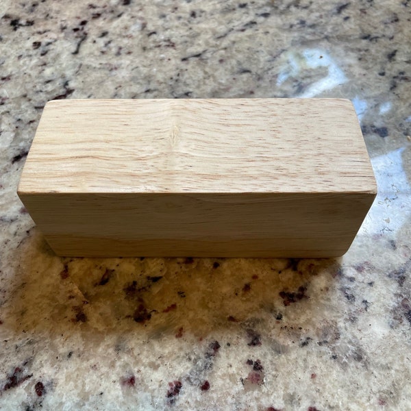 Wood Blanks 2x2x5.25 Solid Hardwood