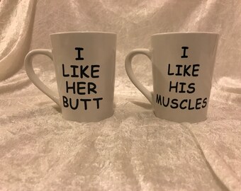 14 oz I like her butt/I like his muscles