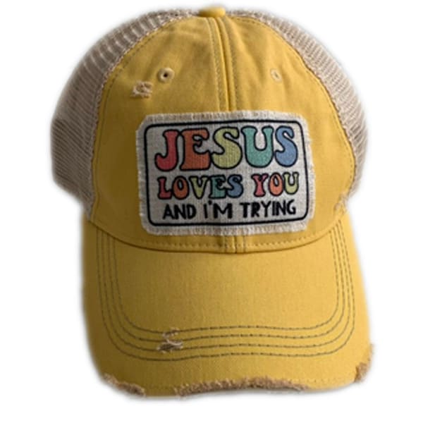Jesus Loves You Trucker Hat