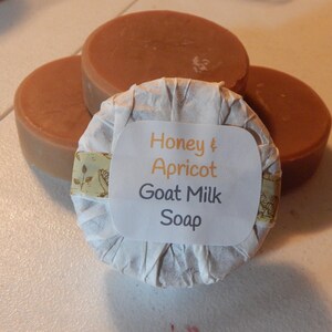 Honey and Apricot Goat Milk Soap