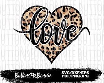 Download Art Collectibles Clip Art Cheetah Animal Print Love Leopard Silhouette Hand Drawn Sublimation Leopard Heart Svg Dxf Png Scribble Cricut Sublimate Doodle